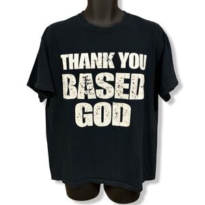 Vintage Y2K “THANK YOU BASED GOD” T-Shirt